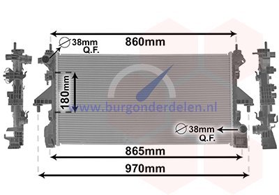 Jumper Radiator 2.0 BlueHDi met airco - Burg Onderdelen