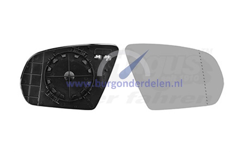 TAKPART Spiegelglas rechts verwarmbaar asferisch blauw voor 1-serie E81 E87 3-serie E90 E91
